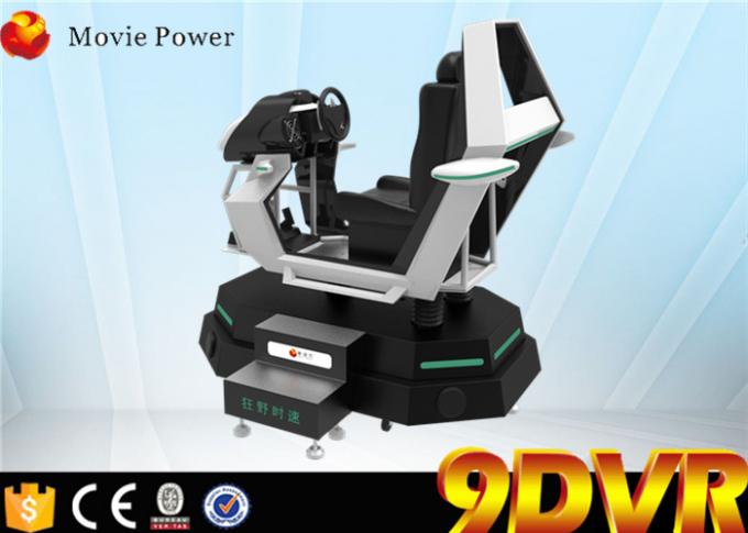 1 simulador do cinema do jogo 9d do carro de competência da arcada do simulador da realidade virtual 9d da cabine 0