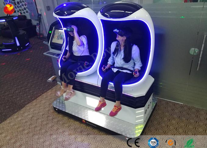 1 / 2/3 o ovo do cinema da realidade virtual dos assentos 9d Vr deu forma ao simulador do teatro 2