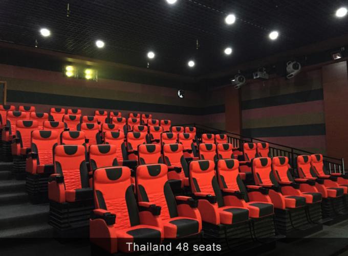 montanha russa do cinema 4D para parques de temas do divertimento com assentos do movimento 0