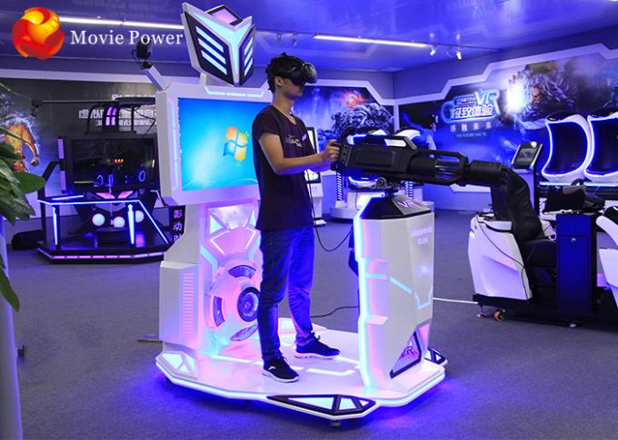Simulador estando da máquina de jogo VR da arma do tiro da arcada da plataforma de espaço VR de VR Gatling 0