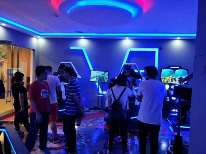 3 o simulador das corridas de carros 9D da plataforma VR do Dof apoia a competição de Multiplayers 1
