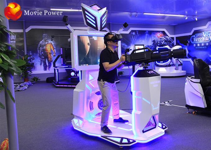 Arma emocionante de Vive da máquina de jogo de arcada de Gatling da interação, levantando-se o simulador do tiro de 9D VR 0