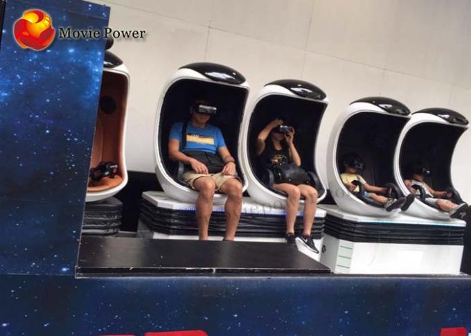 Cinema da cadeira do ovo da realidade virtual/9D VR com 1/2/3 assentos 0