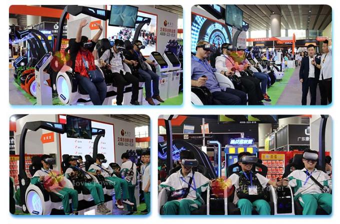 A experiência 3 de Immersive assenta o simulador de 9d Vr para o cinema da realidade virtual do shopping/Índia 0