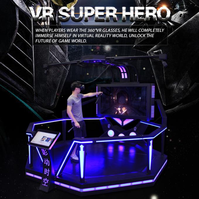 movimento da batalha HTC VIVE do espaço do caminhante de 9D VR que está o jogo interativo da plataforma grande 1