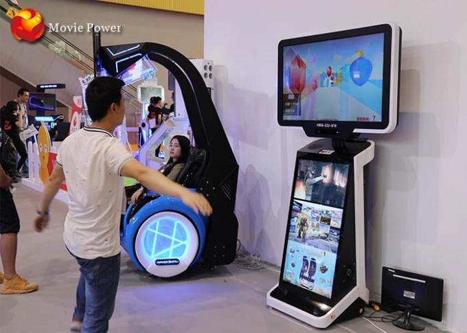 simulador da realidade virtual da caminhada 9d para o aeroporto, clube, teatro