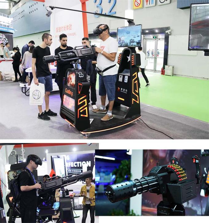 equipamento do simulador do movimento do tiro do alvo da arma da realidade virtual de máquinas de jogo do tiro de 9d Vr 1