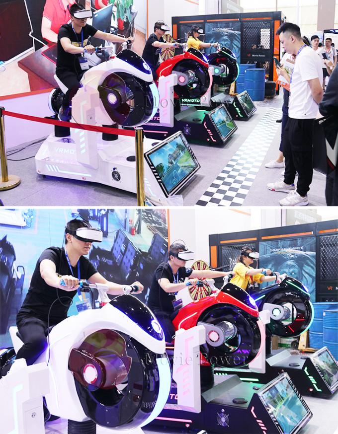 Simulador de condução louco impressionante 9d interno VR que compete a máquina de jogo 1