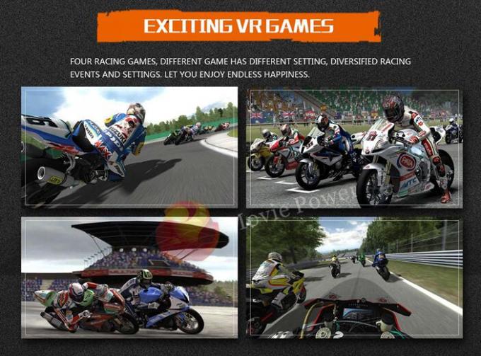 realidade virtual do CE do simulador da motocicleta do jogo VR da raça 9d que compete o simulador 1