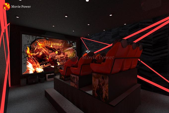 Equipamento hidráulico do cinema do cinema do DOF 7D do controle 3 da segurança com simulador 0