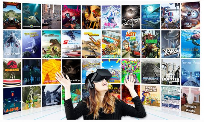 O cinema 2 do efeito dinâmico 9D VR de empresa de pequeno porte assenta a máquina da realidade virtual 1