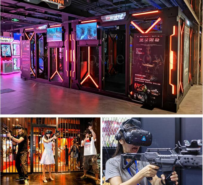 Equipamento de jogos de tiro interno de Vr do simulador alto do entretenimento da realidade virtual do lucro 1