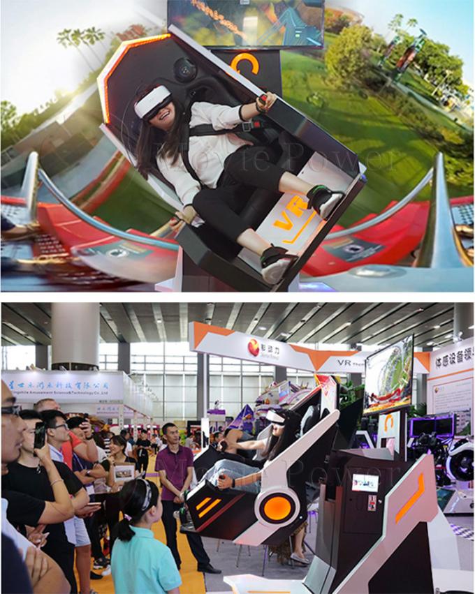 VR equipamento de gerencio 9d Flight Simulator Arcade Machine de um entretenimento de 360 graus 0