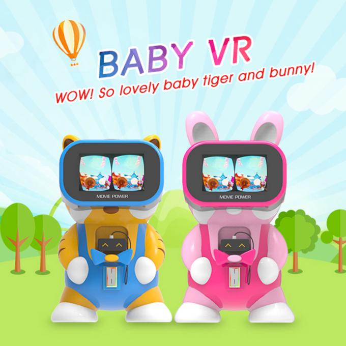 A outra máquina da realidade virtual das crianças 9d do equipamento de Vr das crianças do parque de diversões 0