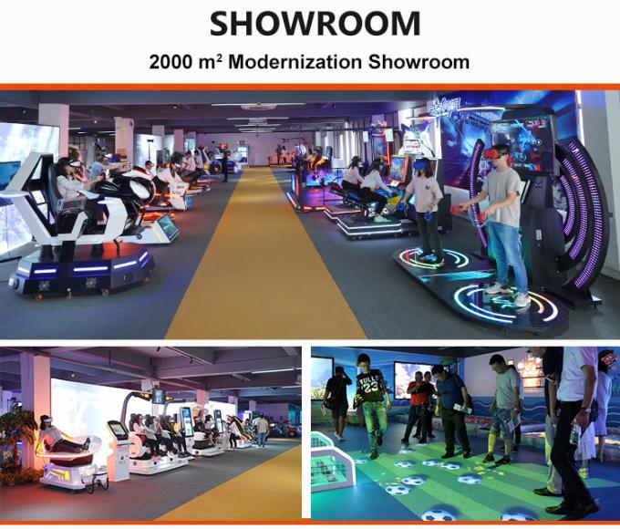 Carro VR da motocicleta dos produtos 9d do parque de diversões que compete a máquina de jogos do simulador 2