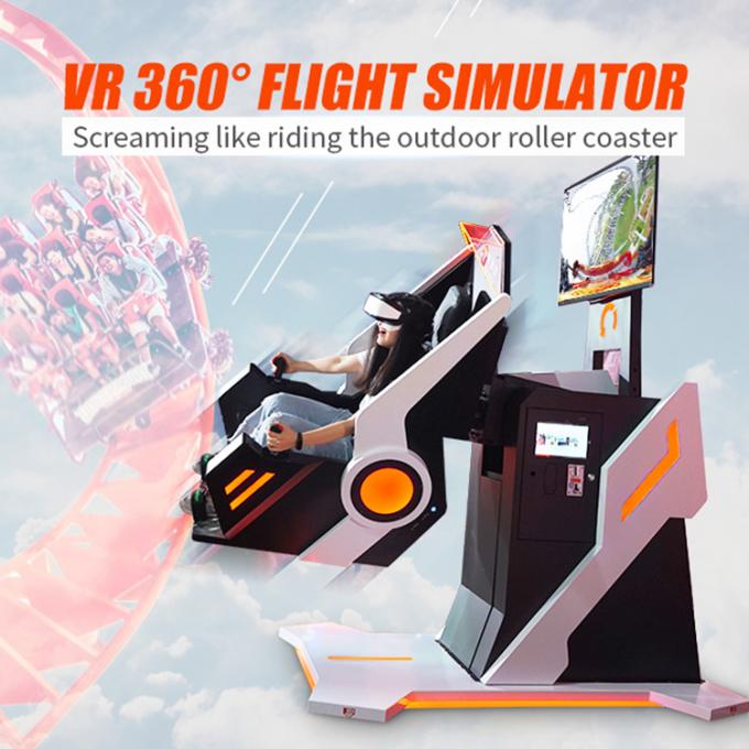 Máquina interna da realidade virtual da cadeira do jogo de Flight Simulator de 720 graus 0