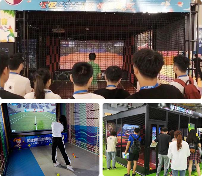 Jogo interativo do esporte de Vr do equipamento do tênis da realidade virtual do jogo 9d da aptidão física 0