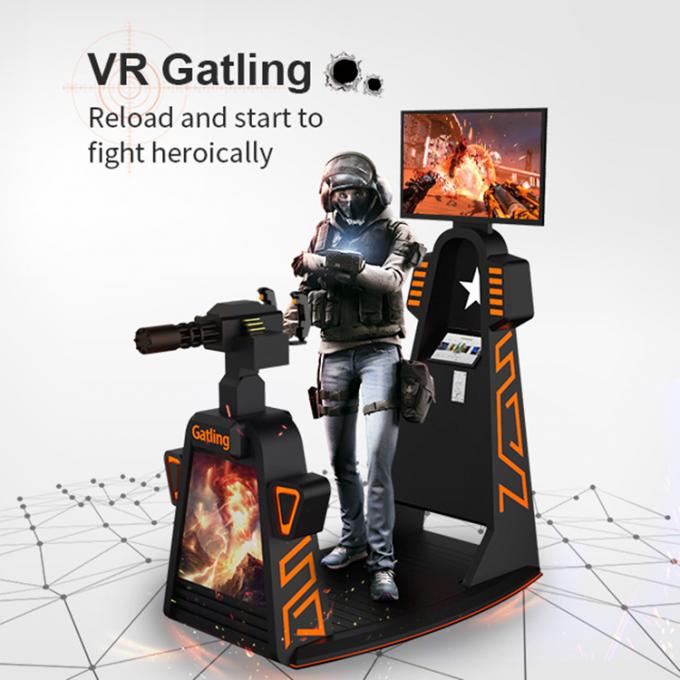 Htc Vive que levanta-se 9D VR que está Gatling Vr atira no jogo do tiro 0