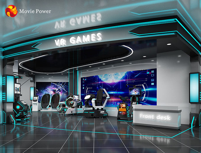 Máquinas internas da realidade virtual do entretenimento do jogo do carro do parque de diversões 1