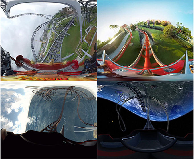 Máquina de jogo interna da realidade virtual do jogo dinâmico do parque temático VR Flight Simulator VR 0