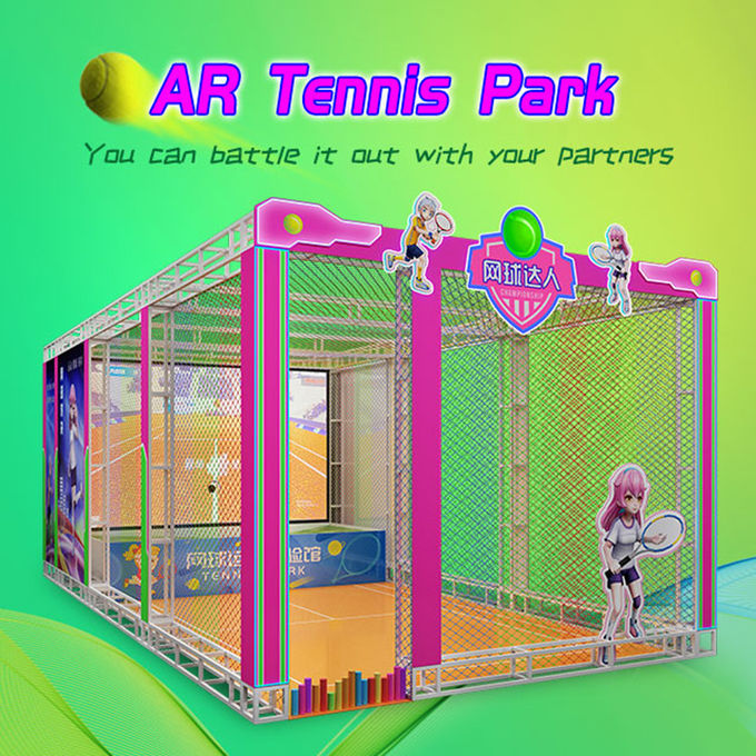 Jogo interativo do esporte de Vr do equipamento do tênis da realidade virtual de aptidão física 9d 0