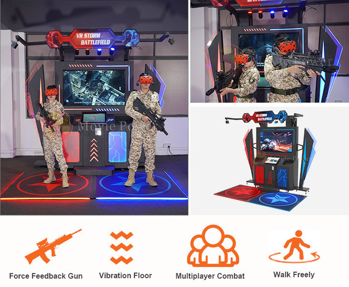 simulador de passeio infinito para múltiplos jogadores da batalha do espaço de Vr da plataforma da posição da realidade 9D virtual 1