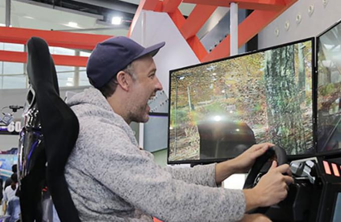 Simulador de condução eletrônico do carro de competência do Dof da experiência de condução 6 do carro para o parque de diversões 1