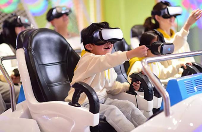 Simulador da máquina do cinema da realidade virtual da família 9d dos assentos do equipamento 6 das ideias da empresa de pequeno porte 1