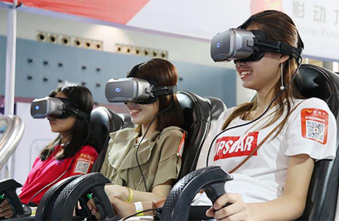 Simulador da máquina do cinema da realidade virtual da família 9d dos assentos do equipamento 6 das ideias da empresa de pequeno porte 2