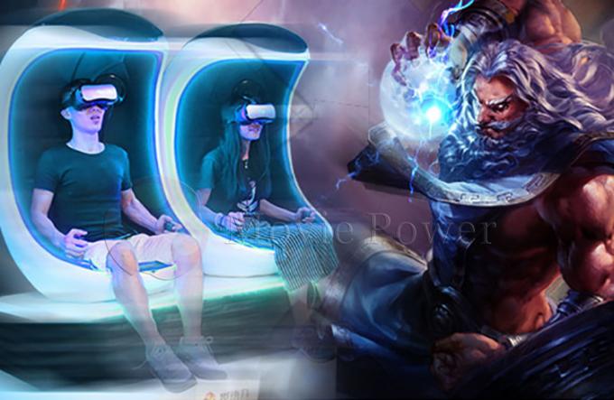 Sistema elétrico do simulador do ovo dos assentos VR do cinema 2 da realidade virtual 0