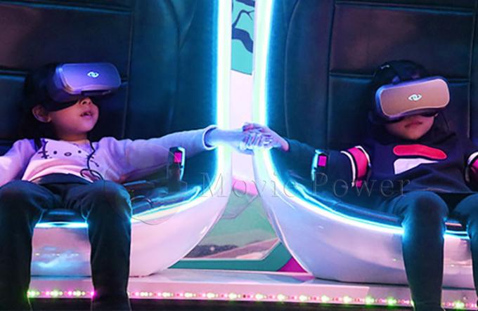 Sistema elétrico do simulador do ovo dos assentos VR do cinema 2 da realidade virtual 1