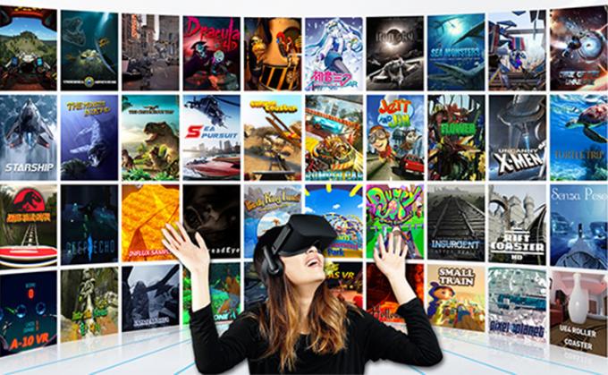 Dois equipamento opcional do cinema do jogo VR 9d da realidade virtual dos assentos 1