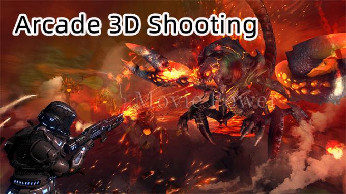 Tela 3D Arcade Gun Shooting Game Machine a fichas do divertimento 0