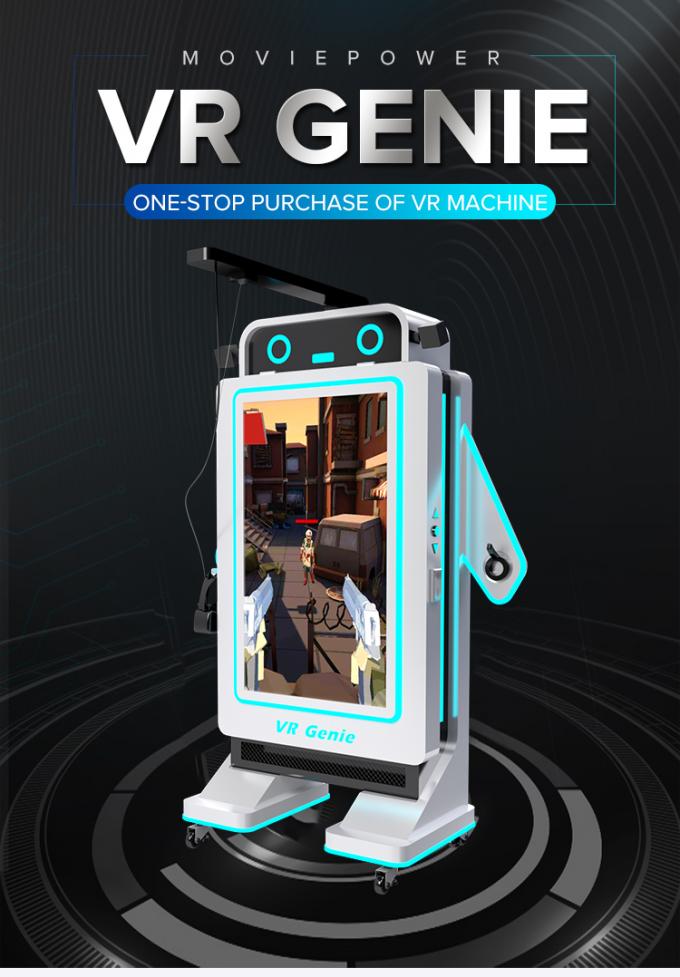 Simulador interativo a fichas do jogo 9D do equipamento de jogo do poder VR do filme 0