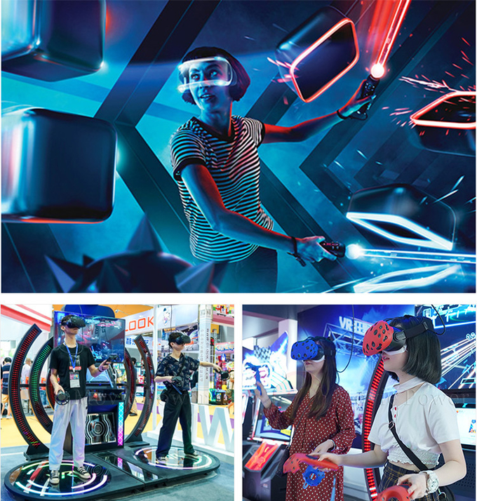 Jogo de formação da dança da música do voo VR de Arcade Machine Interactive Full Motion do simulador da música 1