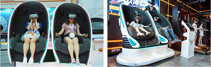 Shopping Mall 9D Egg Chair Roller Coaster Simulador de Realidade Virtual Máquina de Jogo Assentos Dinâmicos 3