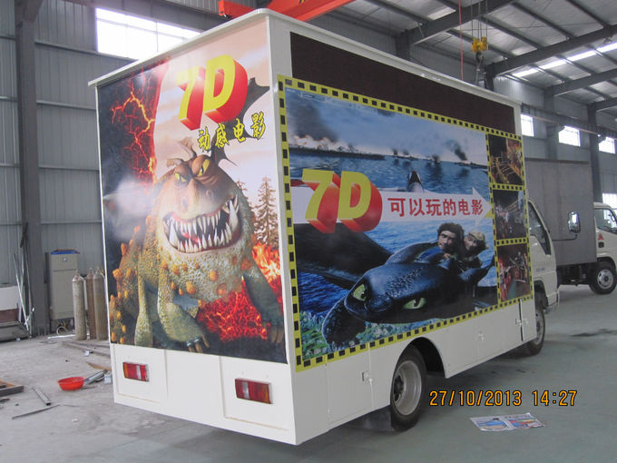O cinema 5D móvel do caminhão impermeável da cabine VR sofisticou 6 - 12 Seat 1
