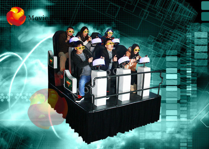6 cinema da realidade virtual da plataforma 9D do DOF com assentos do movimento da eficiência 0