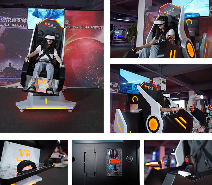 Cadeira do simulador VR da rotação de VR 360 com a cadeira de excitação da rotação da realidade virtual de 50 jogos 2