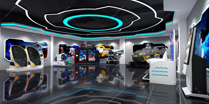 parque temático de 10-1000m2 9D VR com experiência Hall Zone de Arcade Game Machine Virtual Reality 0
