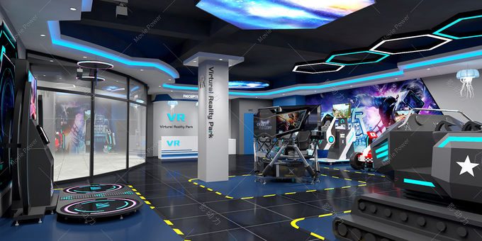 Máquina de jogo interativa da realidade 9d virtual do jogo interno da zona 0