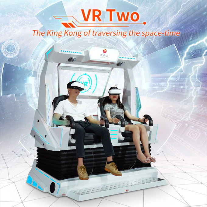 O cinema 2 do efeito dinâmico 9D VR de empresa de pequeno porte assenta a máquina da realidade virtual 0