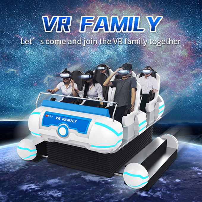 Simulador da máquina do cinema da realidade virtual da família 9d dos assentos do equipamento 6 das ideias da empresa de pequeno porte 0