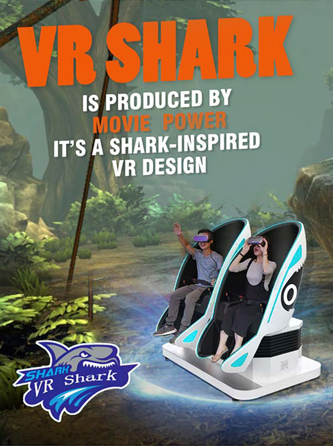 O produto 2 do parque de Amusent da realidade virtual assenta o simulador do cinema da cadeira de Vr do ovo 9d 0