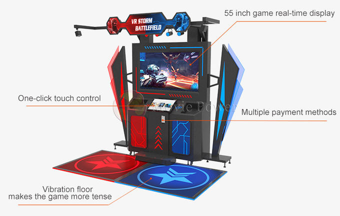 Infinity Battle VR Shooting Games Multiplayer 9d Shooter Simulator Gun Arcade Game Para Comercial 2