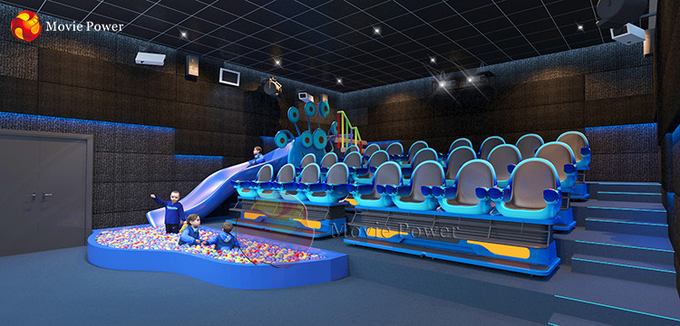 Teatro de filme do tema 5D do equipamento da cadeira VR do movimento do sistema do cinema do simulador do entretenimento 5D 0