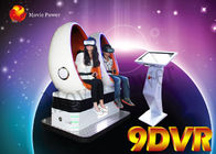 Simulador comercial da realidade virtual VR de máquina de jogo 9D com assento dois