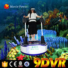 Cinema branco do jogo de vídeo 9d VR que levanta-se o grau 200kg do cinema 360 da ação 9D