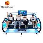 2.5kw Virtual Reality Roller Coaster Simulator 4 Sits 9D VR Cinema Space Theater