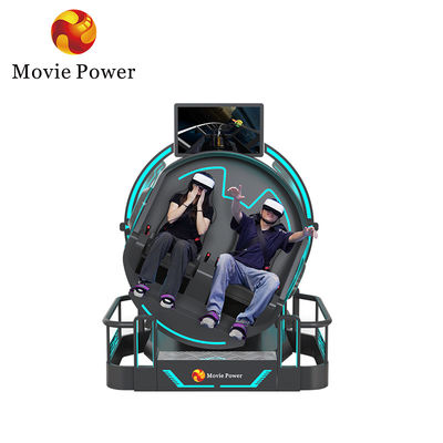 Parque de diversões 9D VR Simulador 2 assentos Moedas Operado VR Games Flying Theater AR MR Entertainment